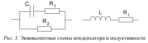 Эквивалентная схема конденсатора